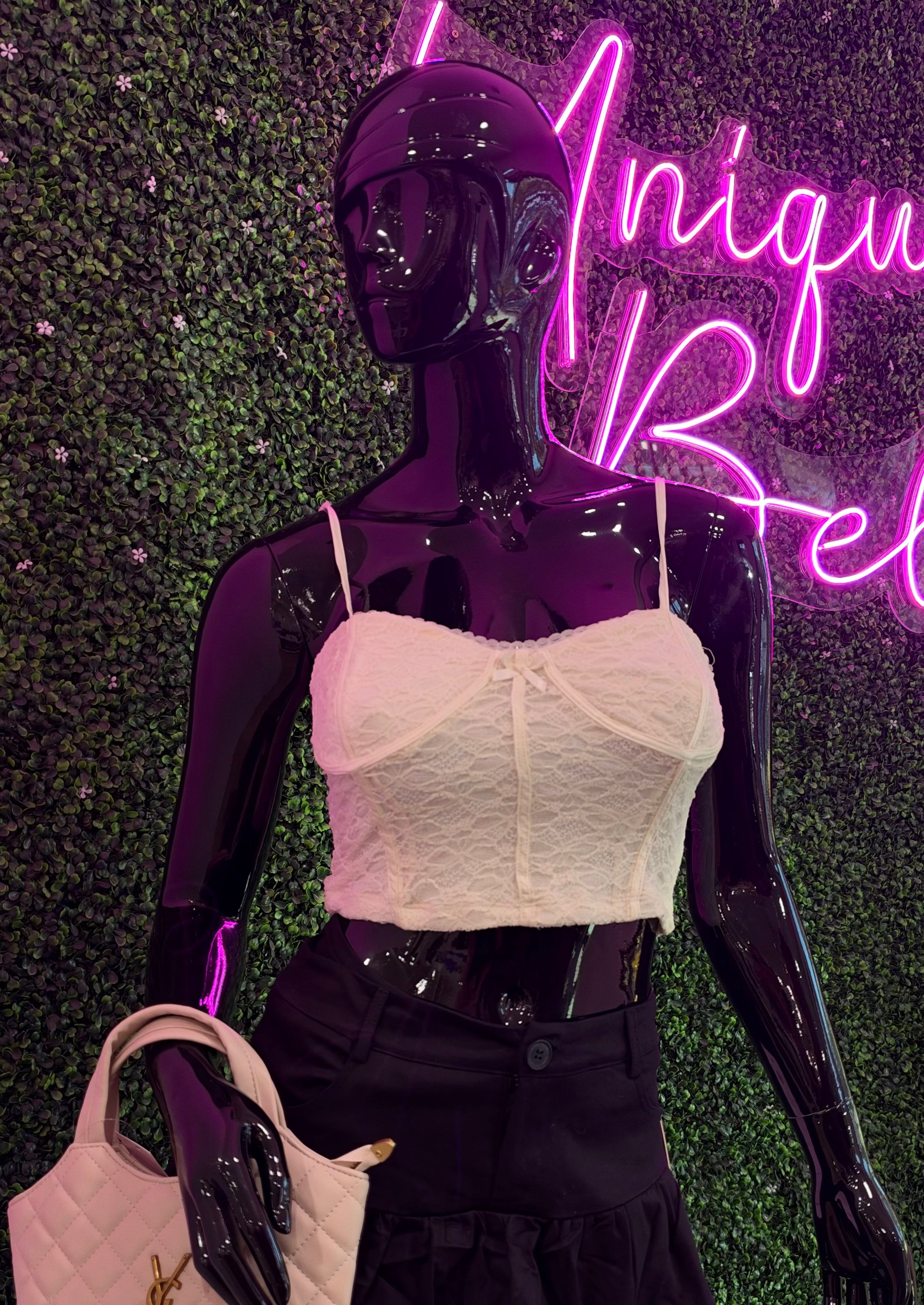 Ivory Lace Corset Top
