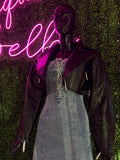Midnight Black Cropped Jacket