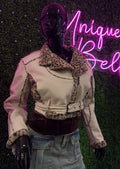 Wild Luxe Leopard Trim Jacket