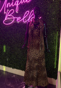 Elegance Leopard Maxi Dress