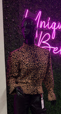 Wild Instinct Leopard Neck Top